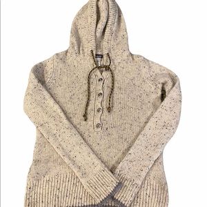 Patagonia Ranchito hoodie sweater, oatmeal, size Small